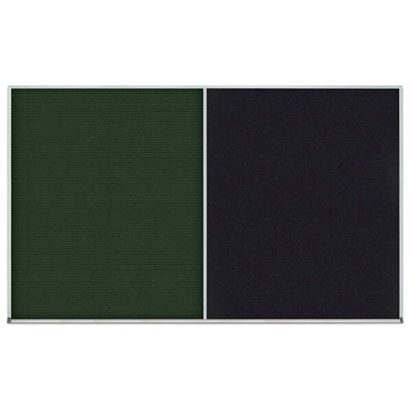Enclosed Corkboard, 1 Door, 24"x36", 4" Fra